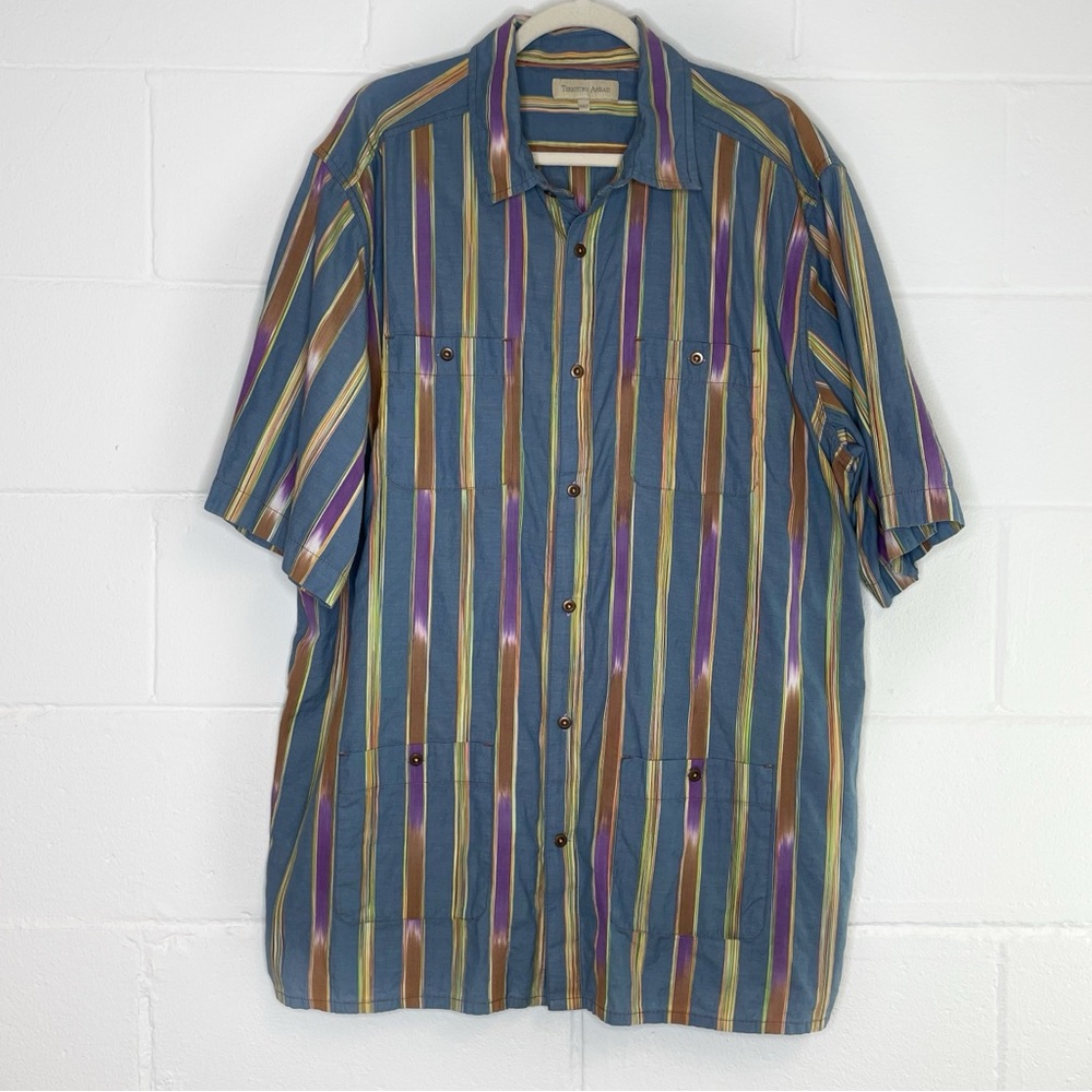 Territory Ahead Men’s Southwestern Design Shirt Four Pocket Front Button Up